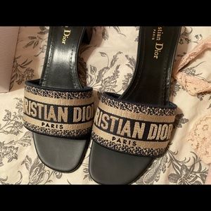 Christian Dior Dway Heeled Slides